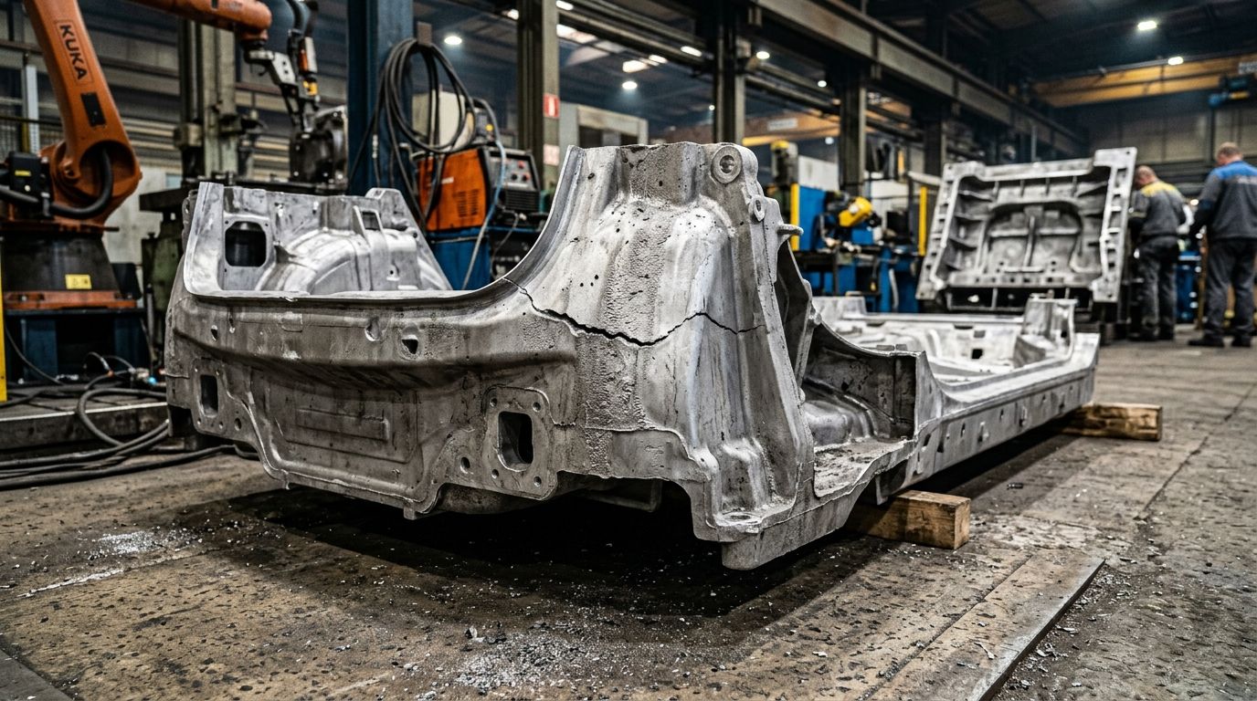 Ciemna strona odlew&oacute;w, czyli wyzwania i wady gigacastingu