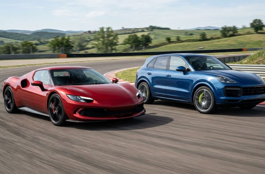 Ferrari elektryczne kontra Porsche Cayenne EV: Starcie gigantów 2026